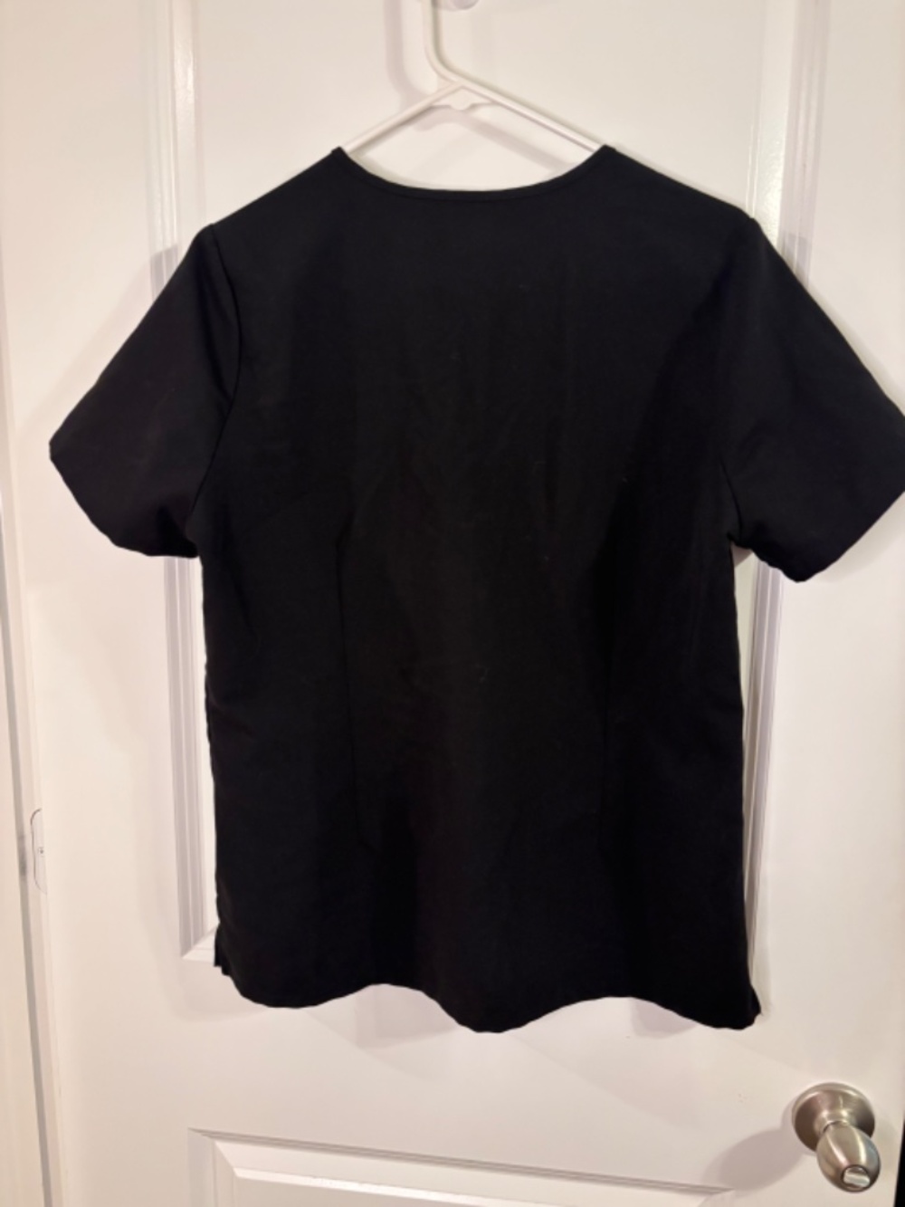 Figs Scrub Tops Women's Medium Black Lot Of 3 Technical Collection Chest Pocket - Picture 8 of 11